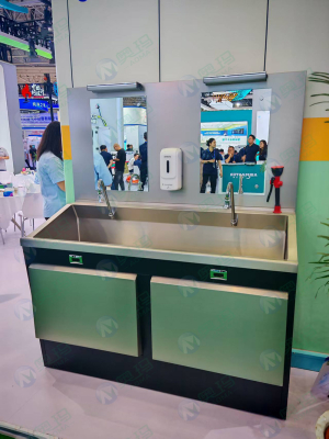 Хирургическая Мойка Для Рук Двойная Из Нержавеющей Стали