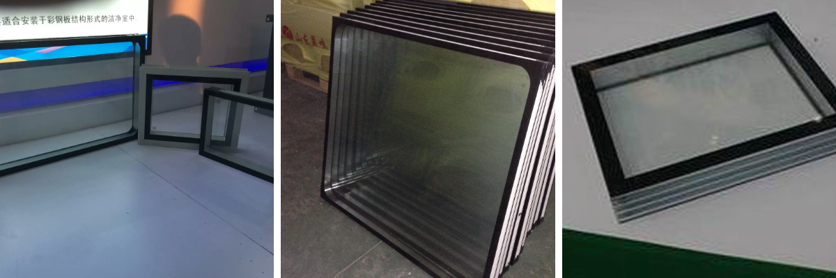 Двухслойное изолированное окно для чистых помещений