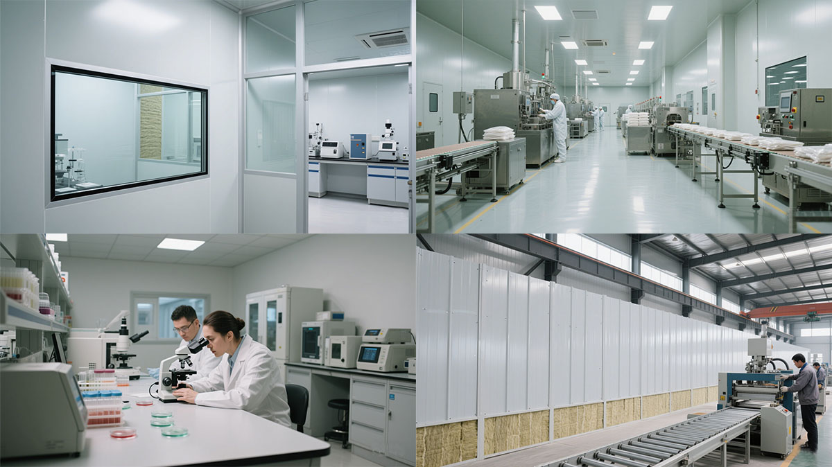 Магнезитово-Базальтовая Сэндвич-Панель Магнезитово-Базальтовая Сэндвич-Панель