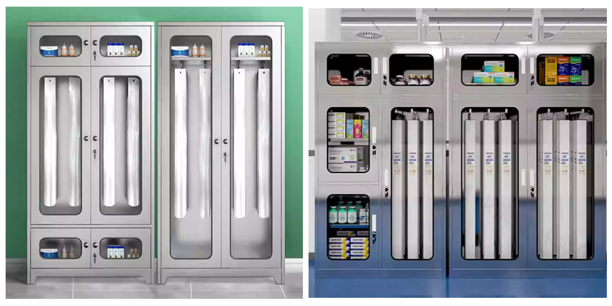 Встраиваемый Шкаф Для Катетеров Из Нержавеющей Стали