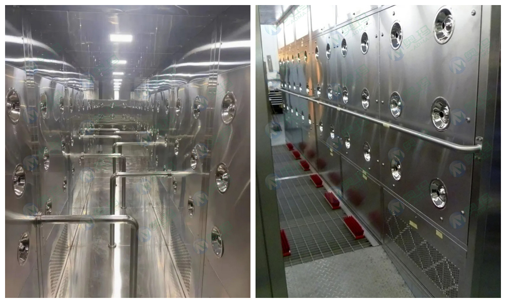 Туннельный воздушный шлюз из нержавеющей стали