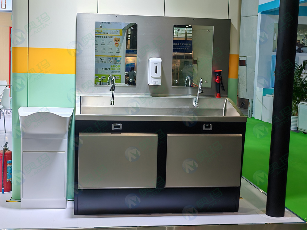 Хирургическая Мойка Для Рук Двойная Из Нержавеющей Стали Хирургическая Мойка Для Рук Двойная Из Нержавеющей Стали