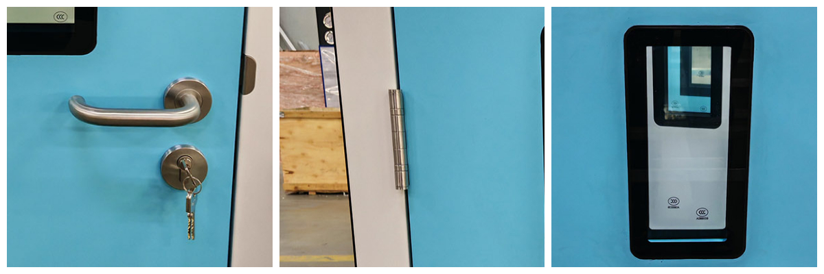 Полуторастворчатая стальная дверь Полуторастворчатая стальная дверь